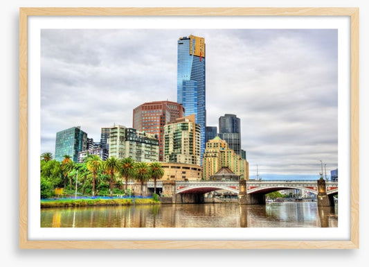 Skyline of Melbourne from the Yarra