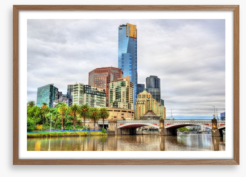 Skyline of Melbourne from the Yarra