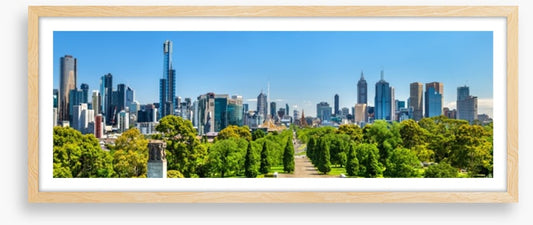 Melbourne parkland panorama