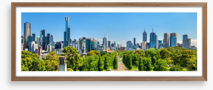 Melbourne parkland panorama