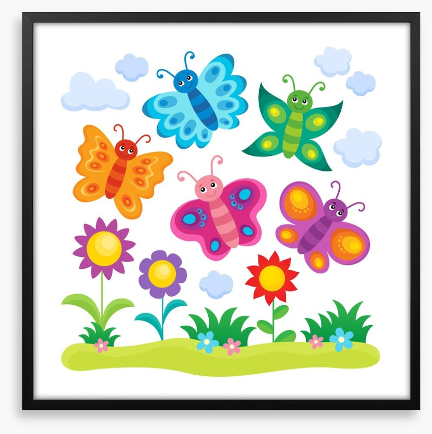 The butterfly garden