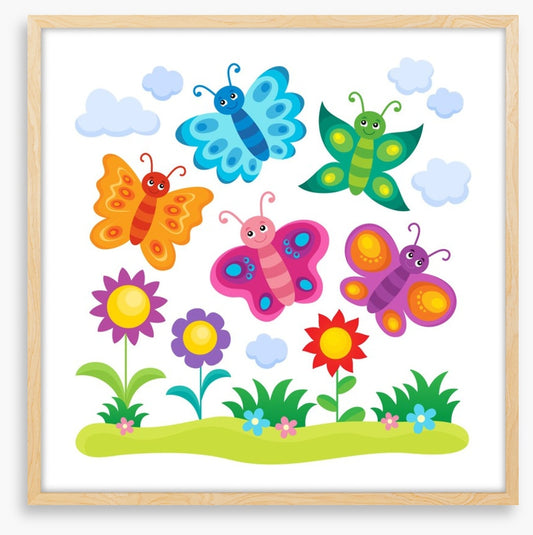 The butterfly garden