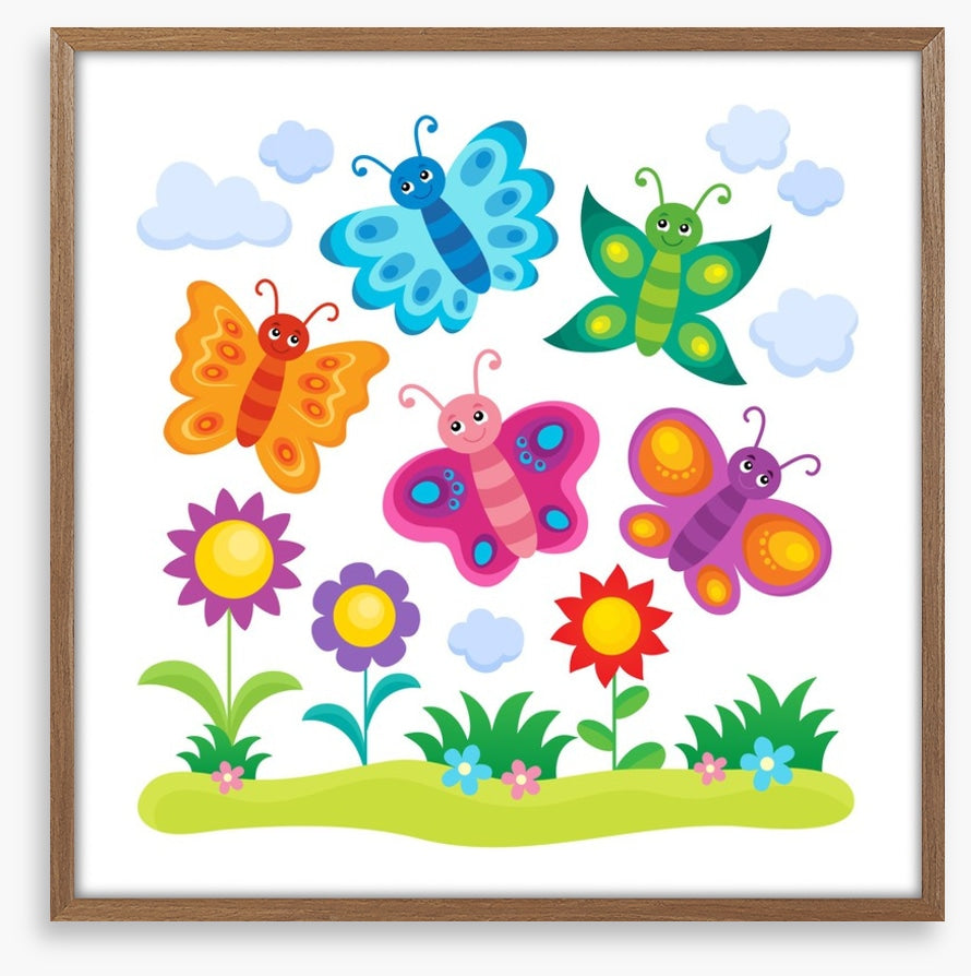The butterfly garden
