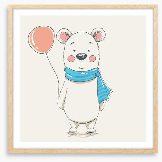 Red balloon bear