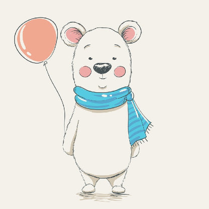 Red balloon bear