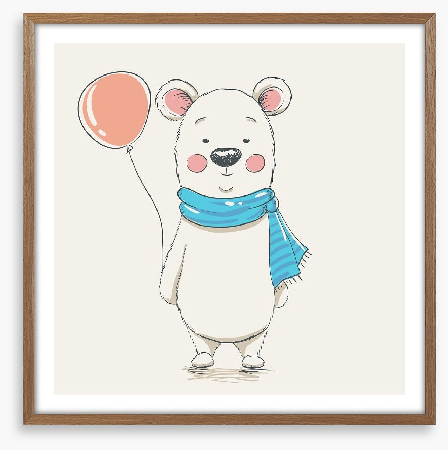 Red balloon bear