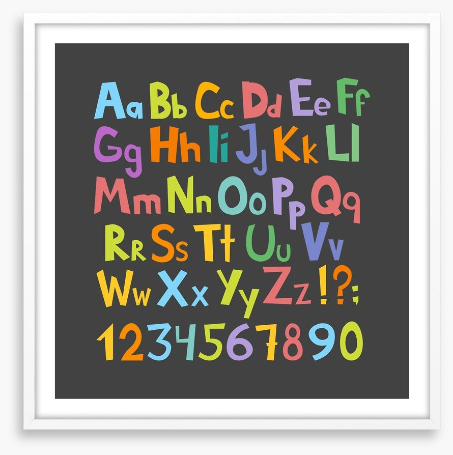 Alphabet and Numbers
