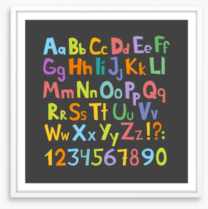 Alphabet and Numbers
