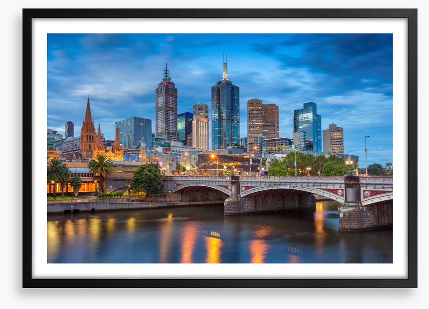 Melbourne twilight blues