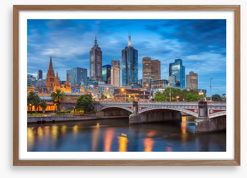 Melbourne twilight blues