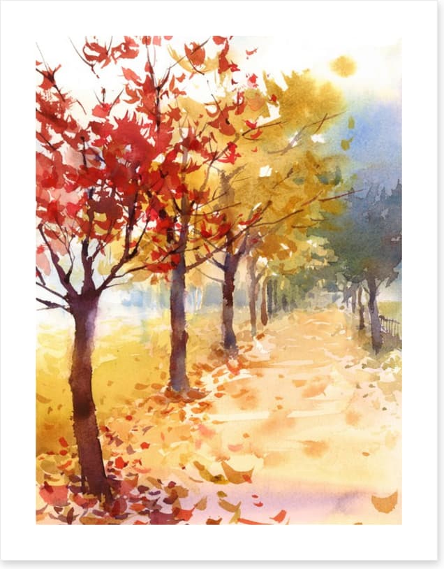 Autumn avenue