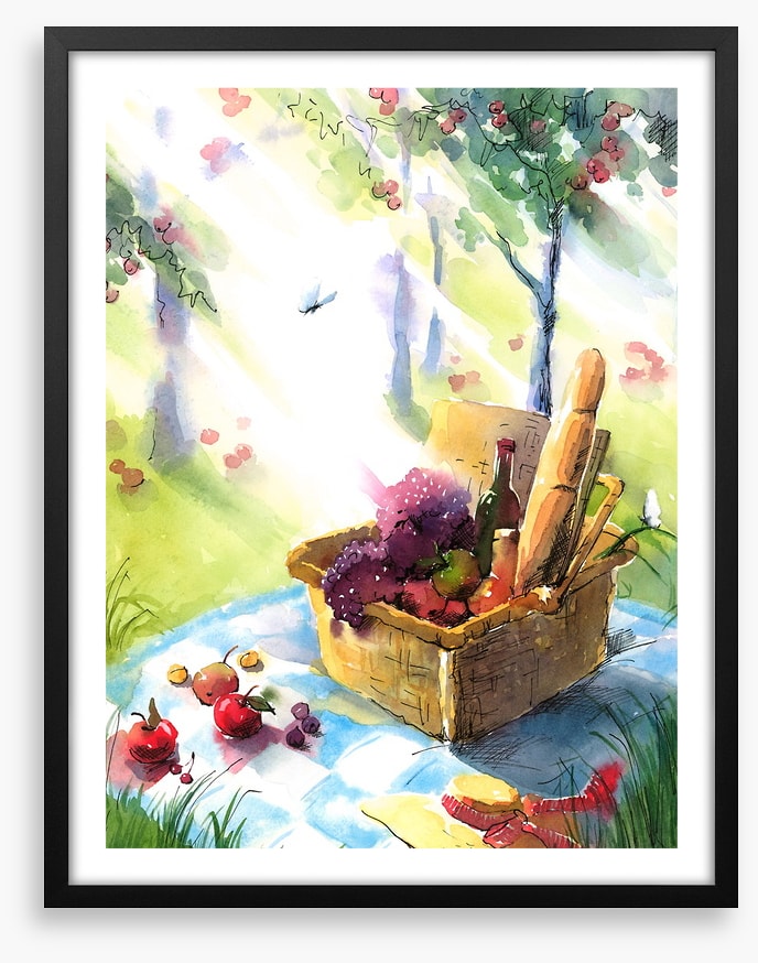 Picnic in the sun