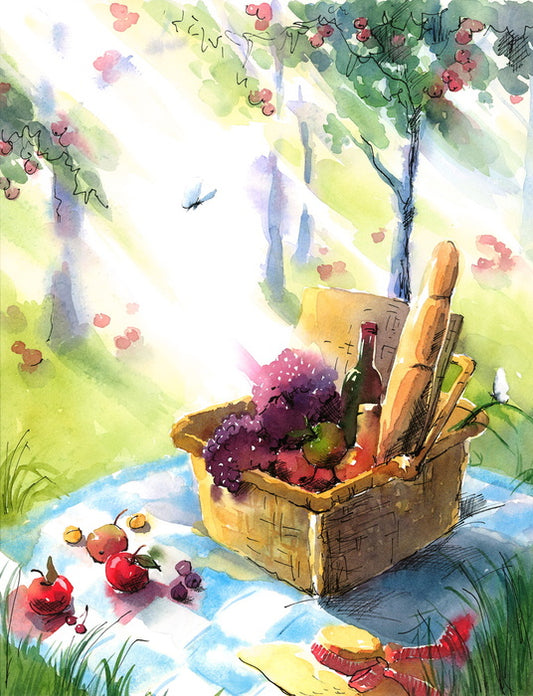 Picnic in the sun