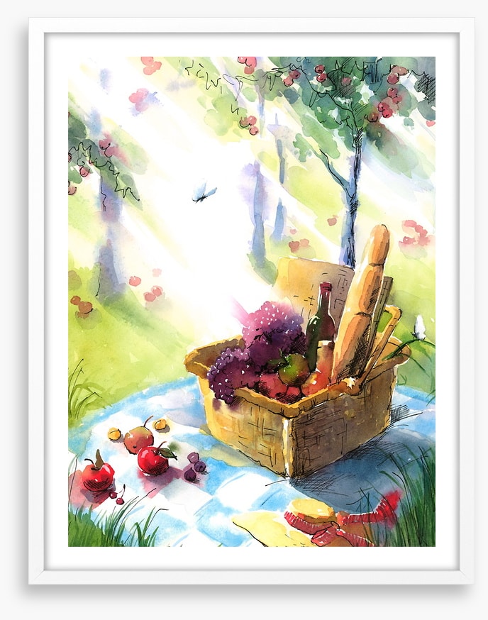 Picnic in the sun