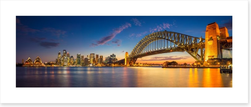 Sydney dusk panoramic