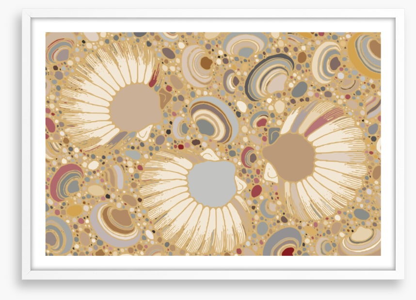More shell than sand