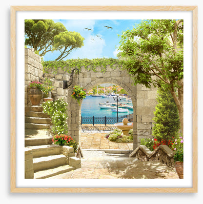 Arch to the marina