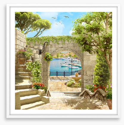 Arch to the marina
