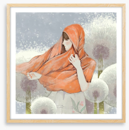 Walking with dandelions