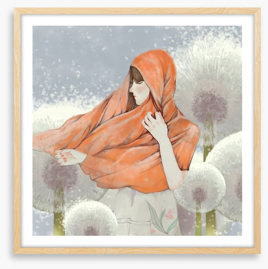 Walking with dandelions
