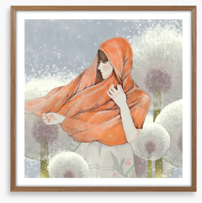 Walking with dandelions