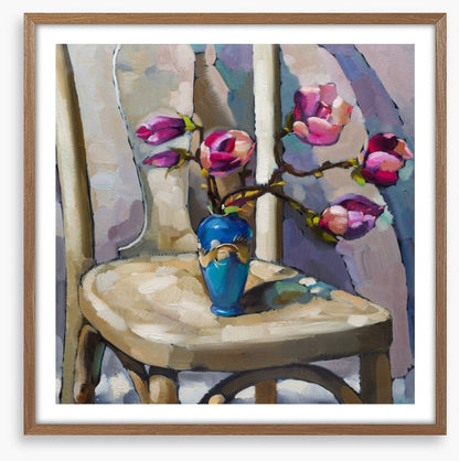 Magnolia on the chair