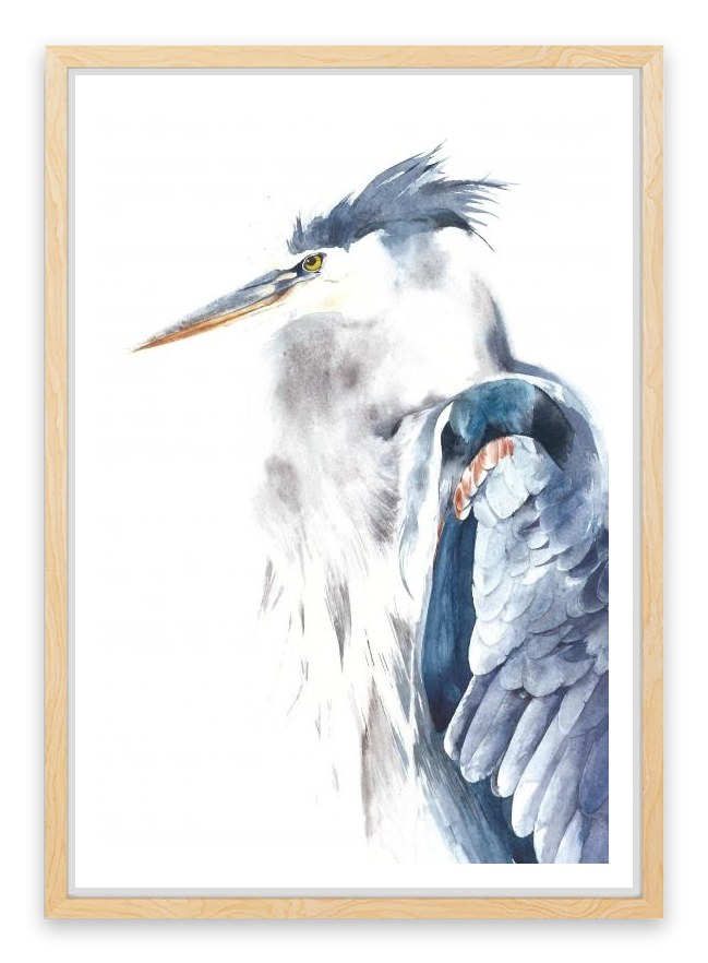 The blue heron