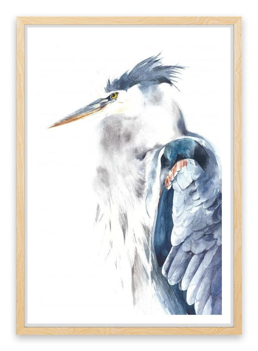 The blue heron
