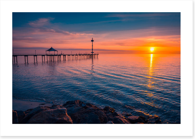 Brighton jetty sundown