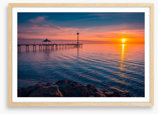 Brighton jetty sundown