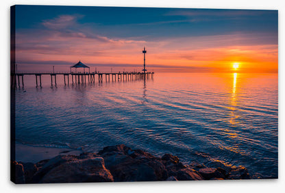 Brighton jetty sundown