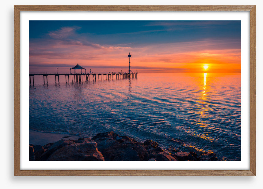 Brighton jetty sundown
