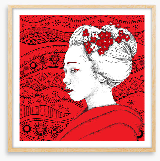 Maiko in red