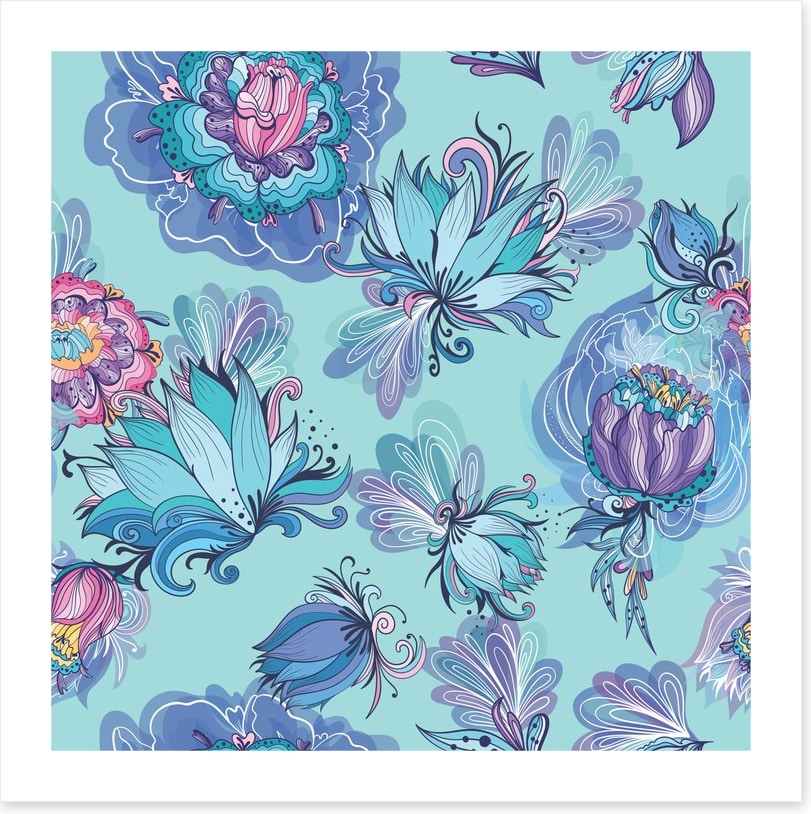 Turquoise bloom