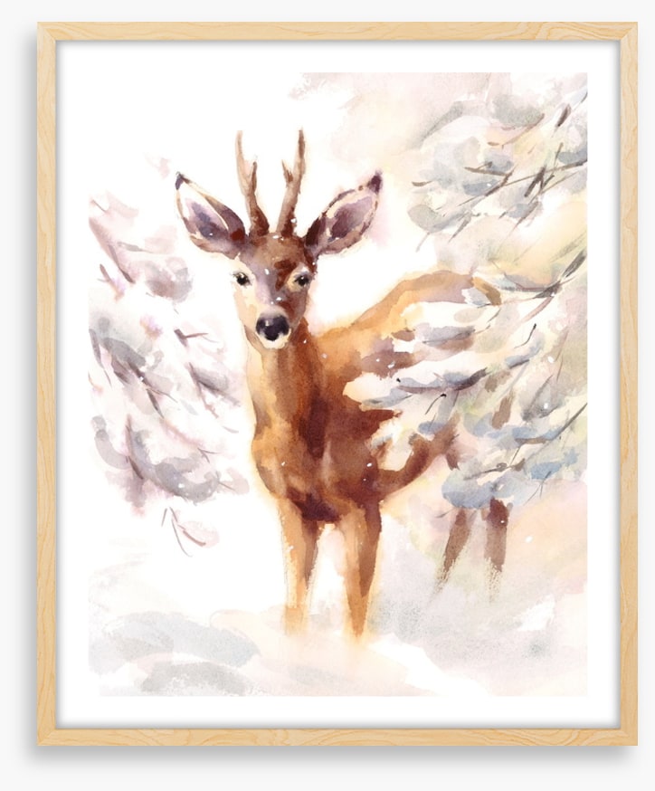 Snow flurry fawn