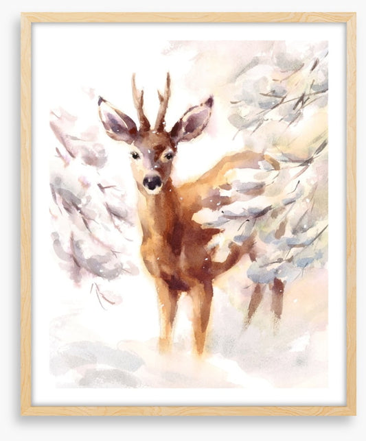 Snow flurry fawn