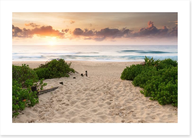 Dawn at the beach