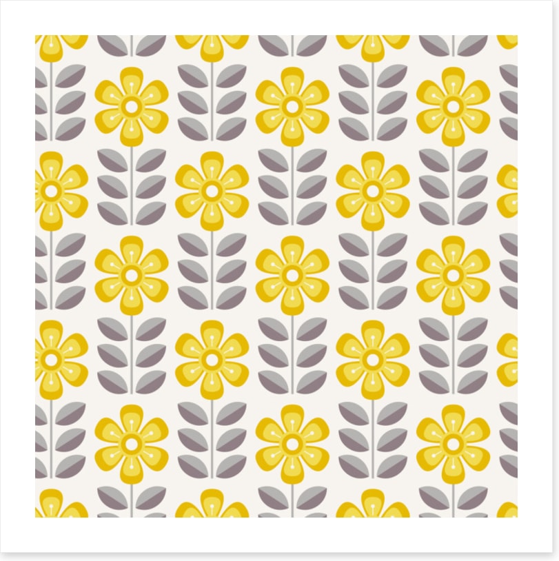 Sunny flower stems