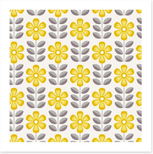 Sunny flower stems