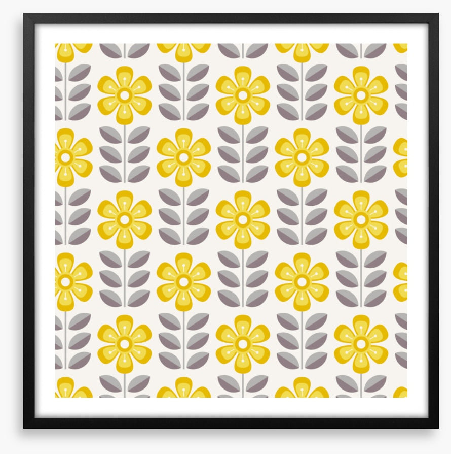 Sunny flower stems