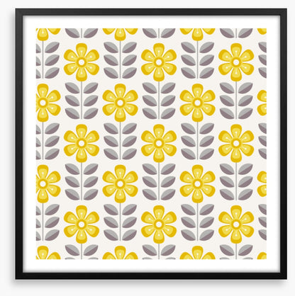 Sunny flower stems