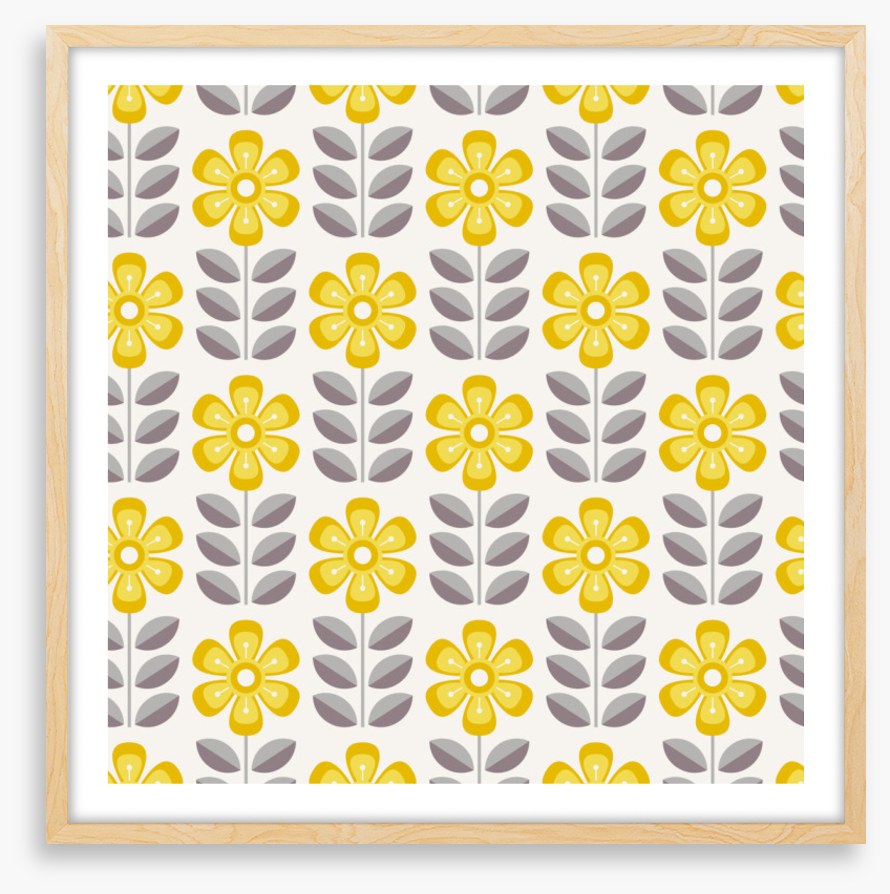 Sunny flower stems