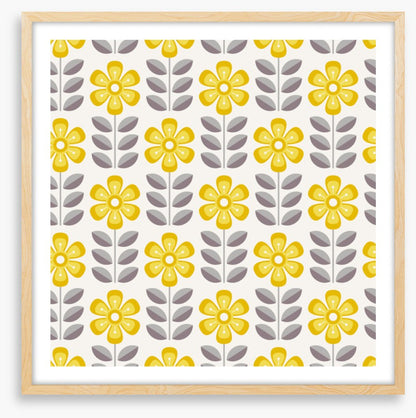 Sunny flower stems
