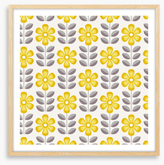 Sunny flower stems