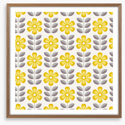 Sunny flower stems
