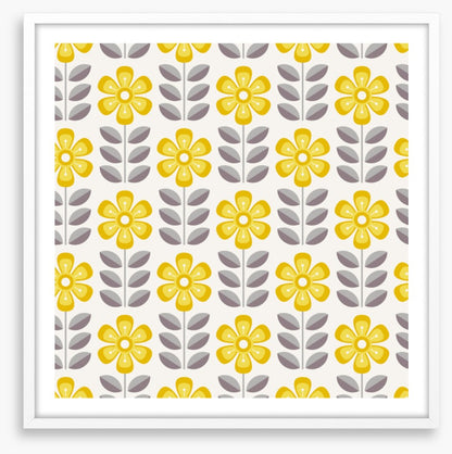 Sunny flower stems