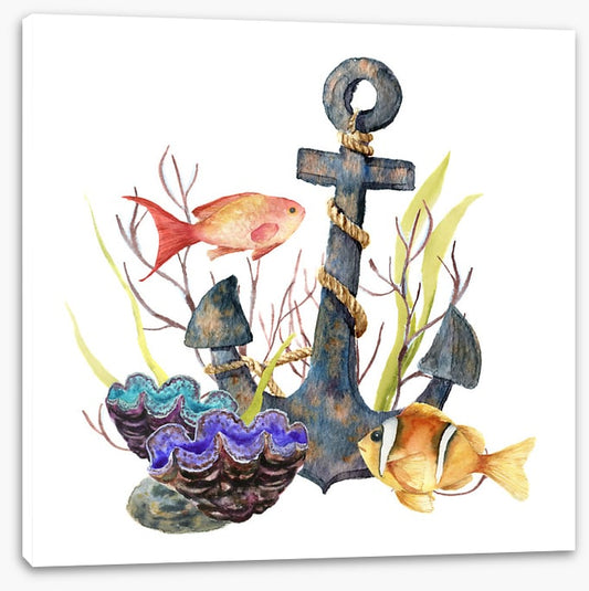 By the anchor