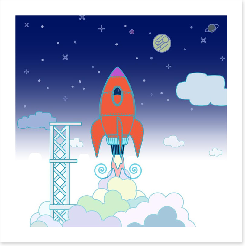 Blasting off