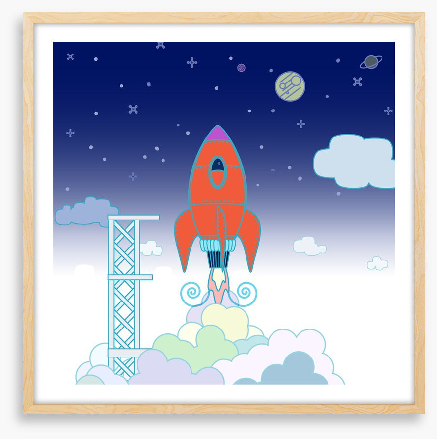Blasting off