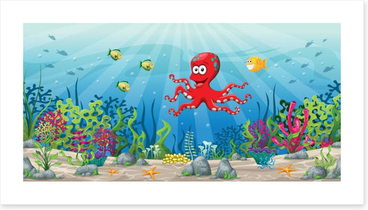 The red octopus